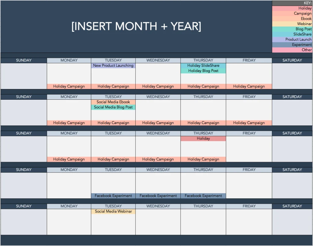 How To Create A Social Media Calendar